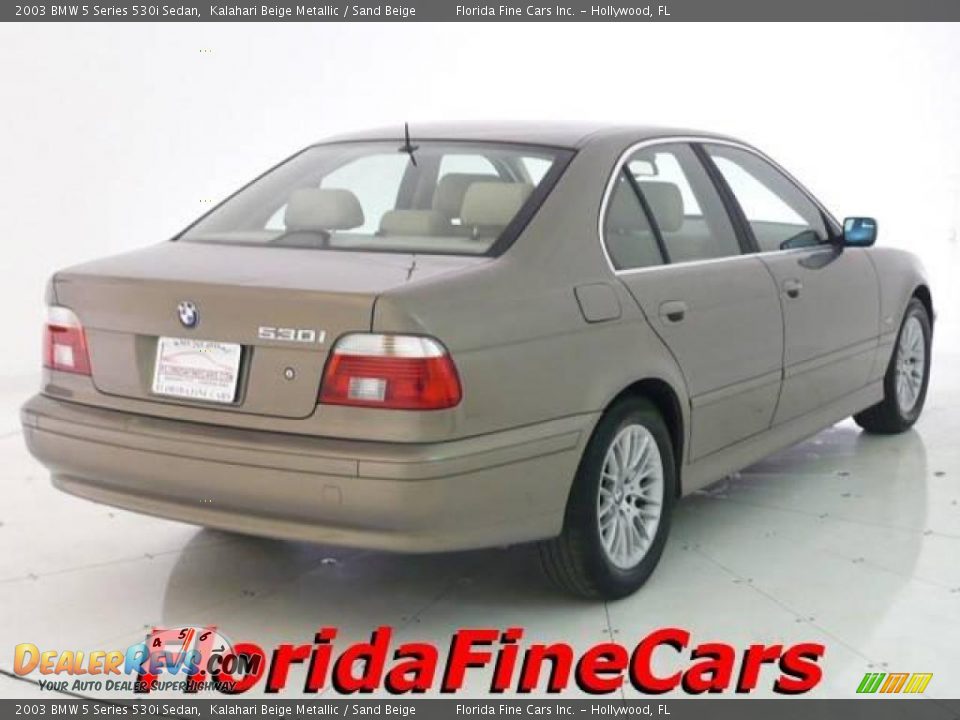 2003 BMW 5 Series 530i Sedan Kalahari Beige Metallic / Sand Beige Photo #2