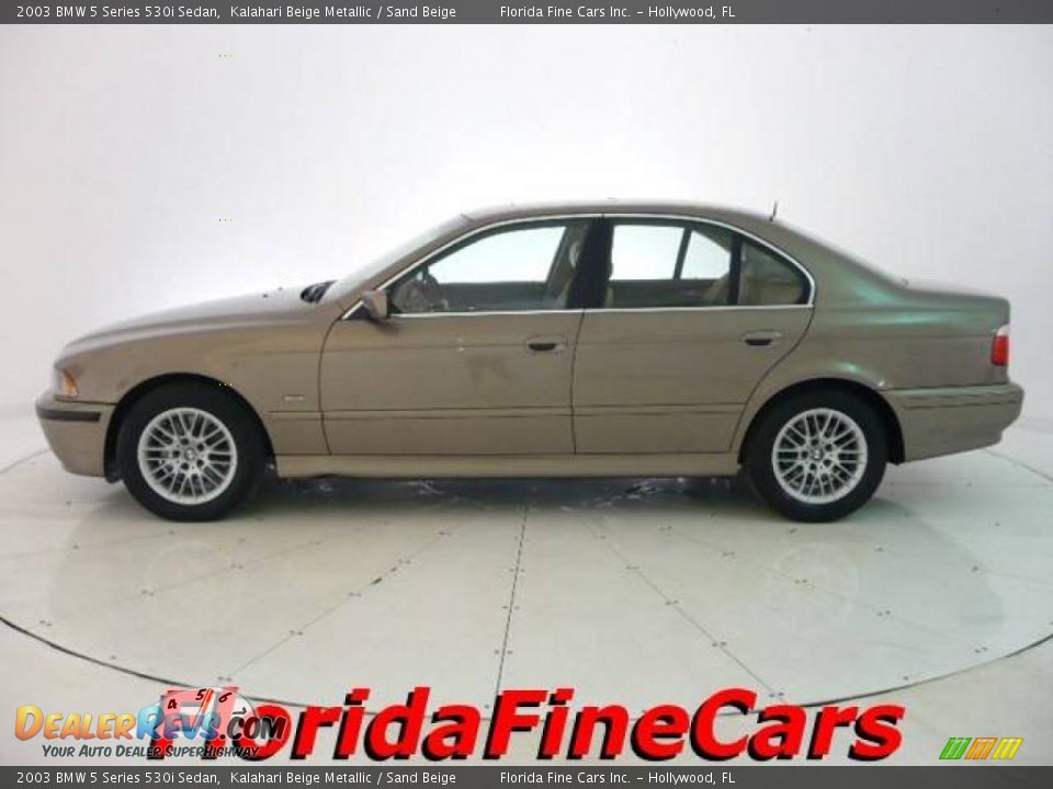2003 BMW 5 Series 530i Sedan Kalahari Beige Metallic / Sand Beige Photo #3