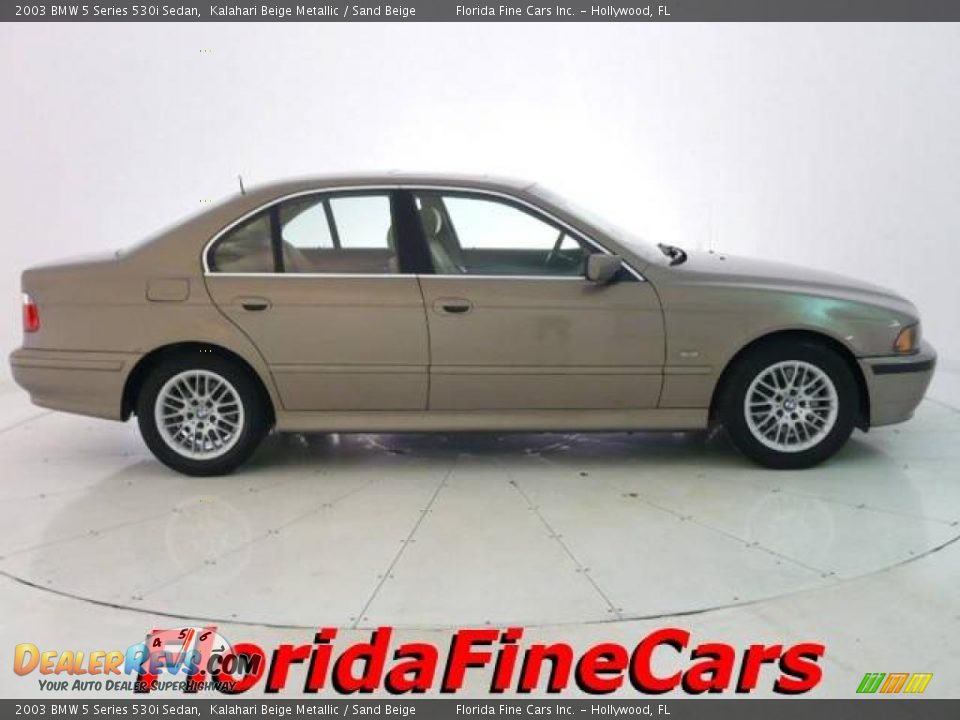 2003 BMW 5 Series 530i Sedan Kalahari Beige Metallic / Sand Beige Photo #4