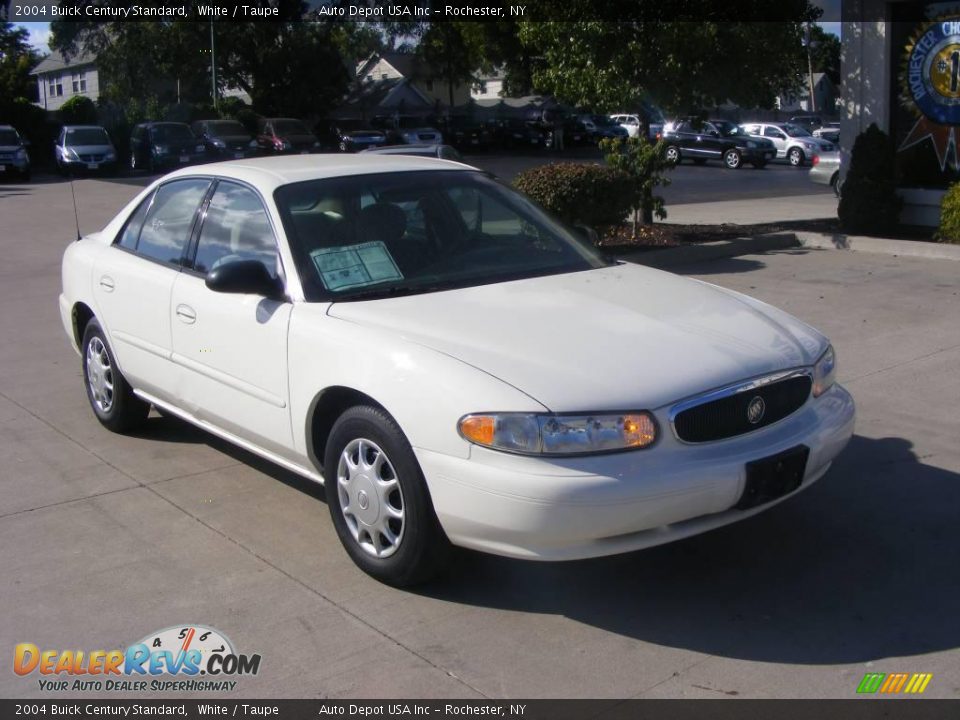2004 Buick Century Standard White / Taupe Photo #2