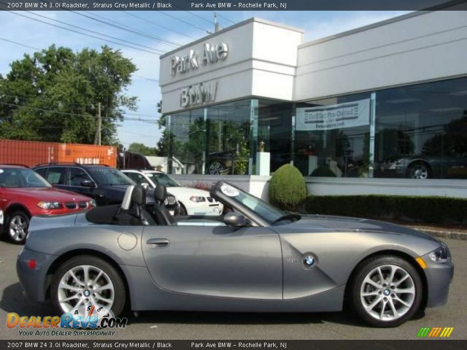 2007 BMW Z4 3.0i Roadster Stratus Grey Metallic / Black Photo #1