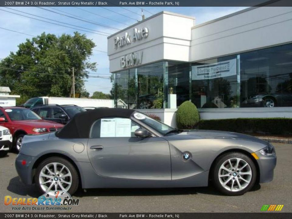 2007 BMW Z4 3.0i Roadster Stratus Grey Metallic / Black Photo #2