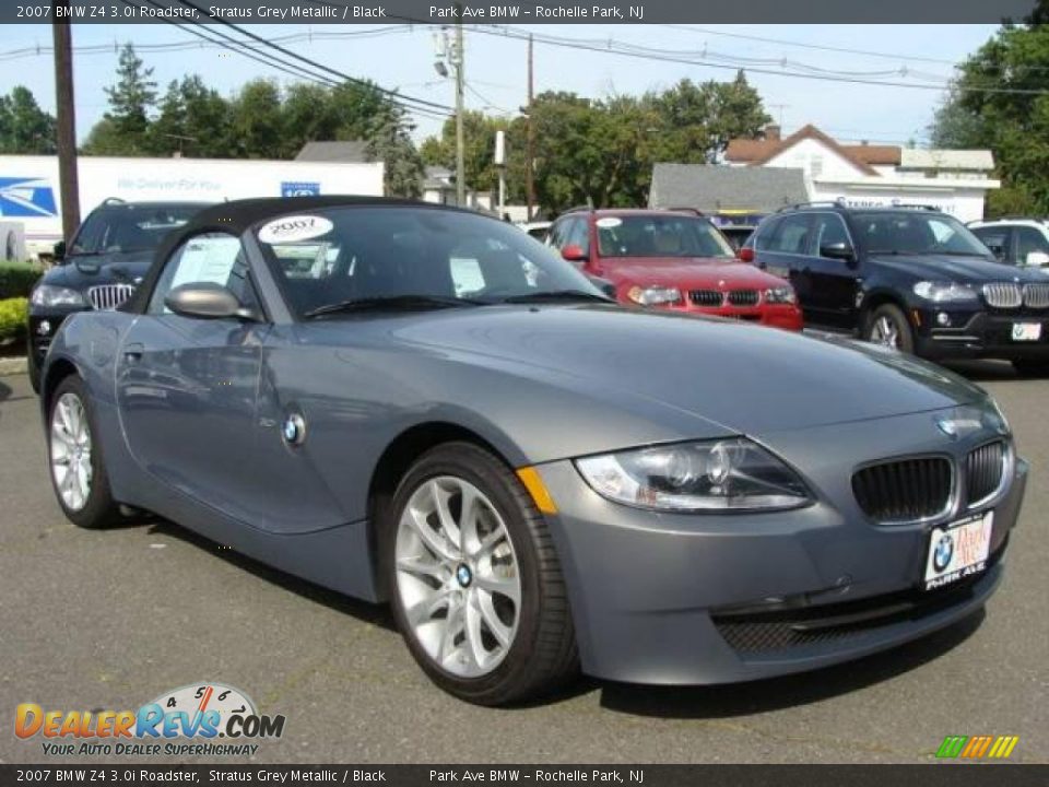 2007 BMW Z4 3.0i Roadster Stratus Grey Metallic / Black Photo #4