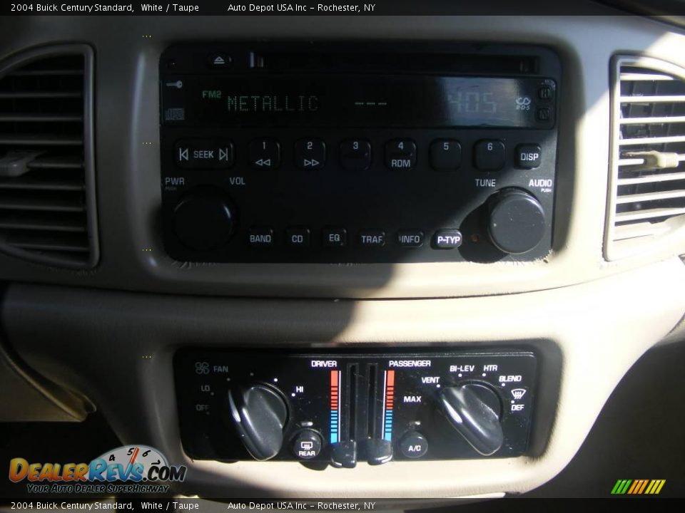 2004 Buick Century Standard White / Taupe Photo #10