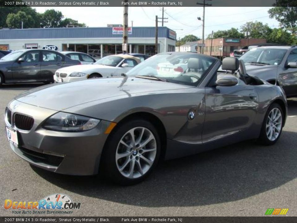 2007 BMW Z4 3.0i Roadster Stratus Grey Metallic / Black Photo #6