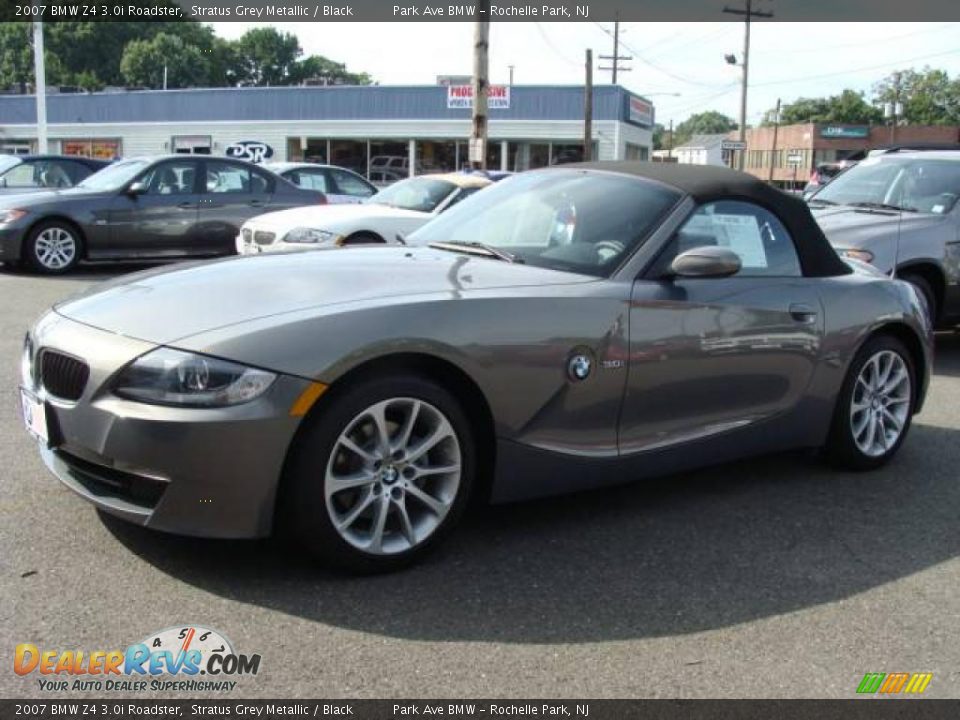 2007 BMW Z4 3.0i Roadster Stratus Grey Metallic / Black Photo #7