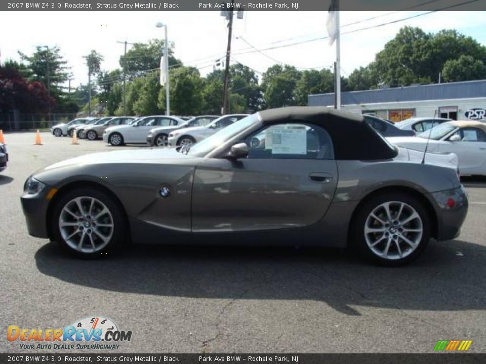 2007 BMW Z4 3.0i Roadster Stratus Grey Metallic / Black Photo #9