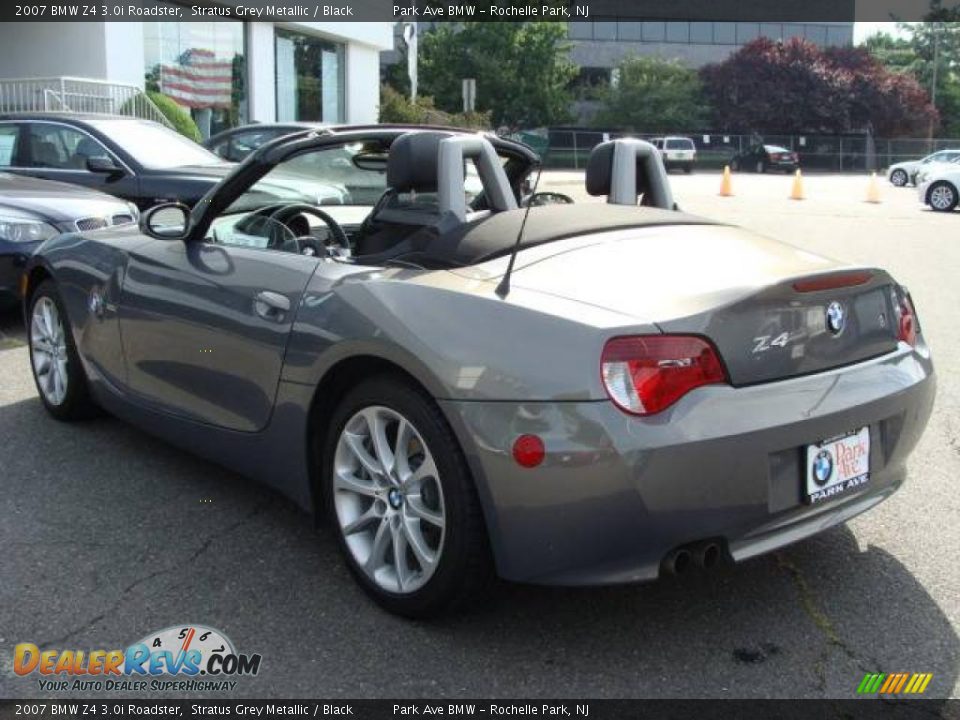 2007 BMW Z4 3.0i Roadster Stratus Grey Metallic / Black Photo #10