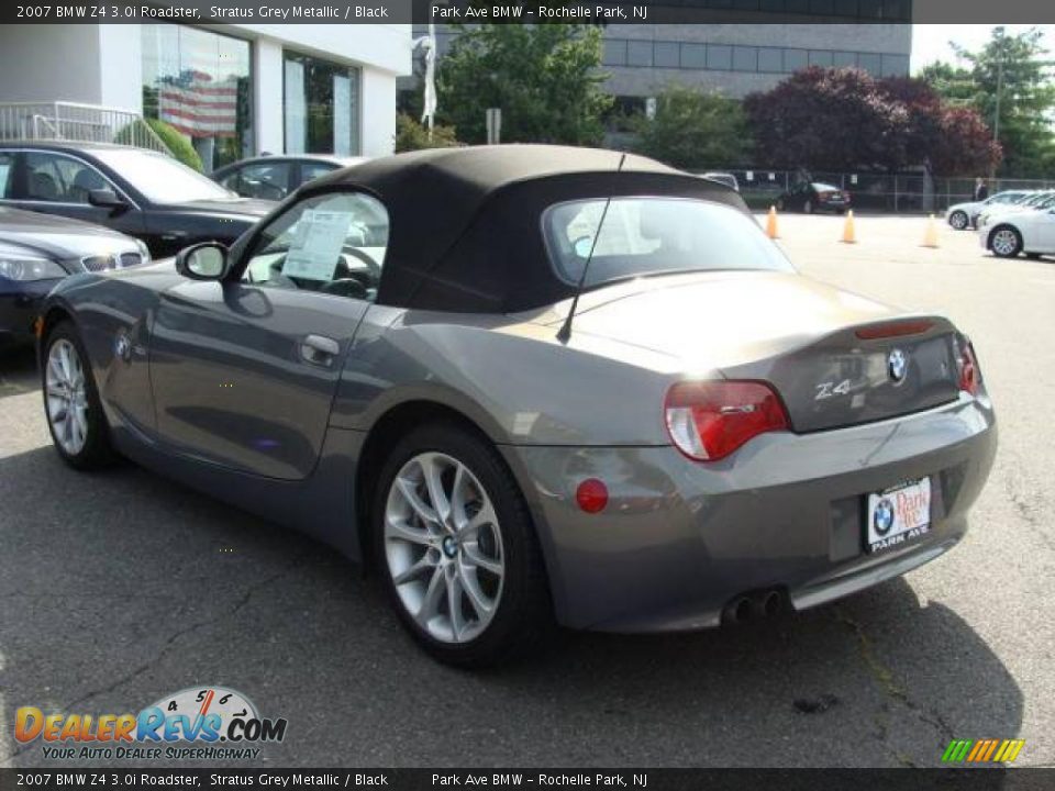 2007 BMW Z4 3.0i Roadster Stratus Grey Metallic / Black Photo #11