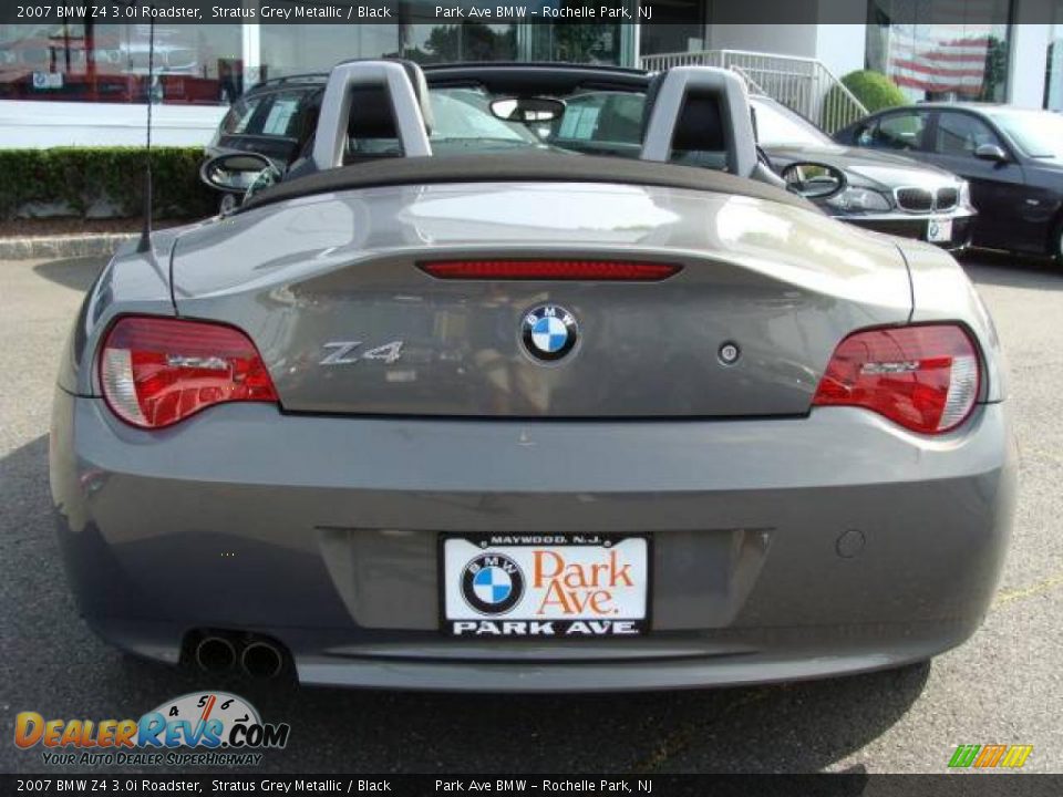 2007 BMW Z4 3.0i Roadster Stratus Grey Metallic / Black Photo #12