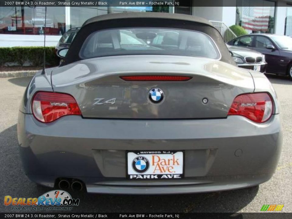 2007 BMW Z4 3.0i Roadster Stratus Grey Metallic / Black Photo #13