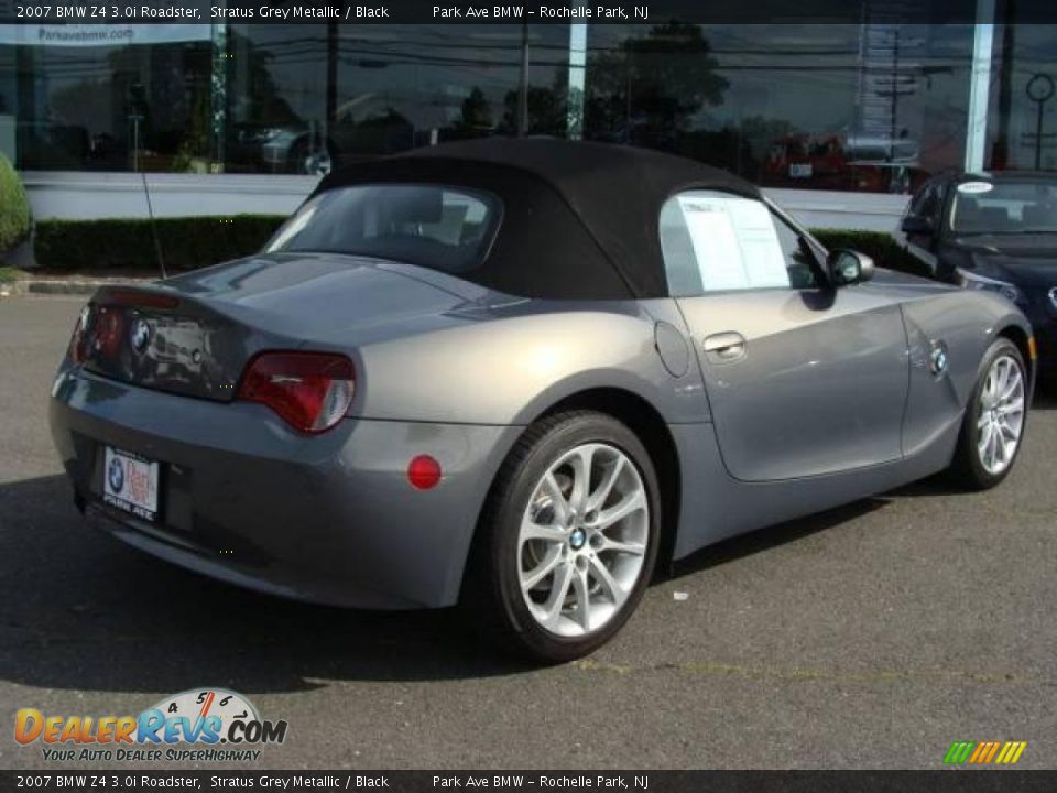 2007 BMW Z4 3.0i Roadster Stratus Grey Metallic / Black Photo #15