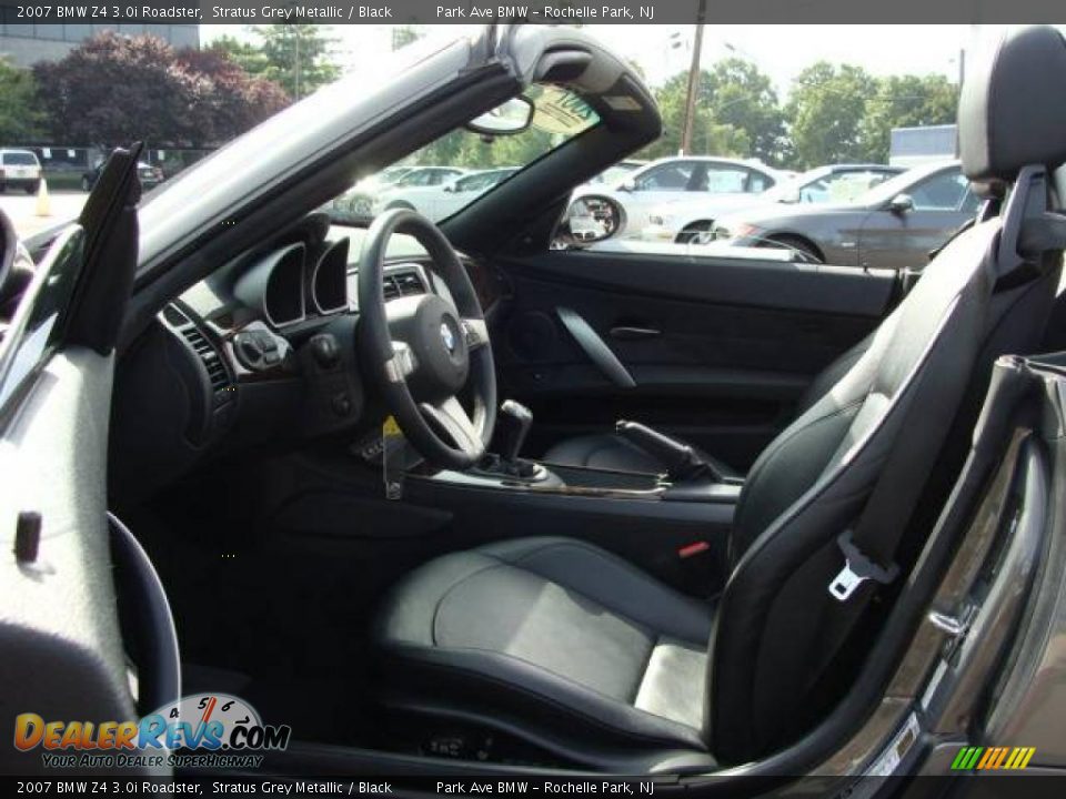 2007 BMW Z4 3.0i Roadster Stratus Grey Metallic / Black Photo #17