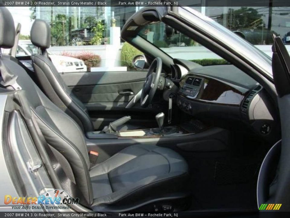 2007 BMW Z4 3.0i Roadster Stratus Grey Metallic / Black Photo #19