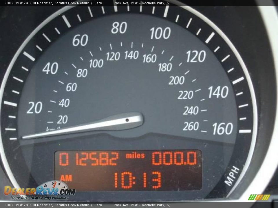 2007 BMW Z4 3.0i Roadster Stratus Grey Metallic / Black Photo #22