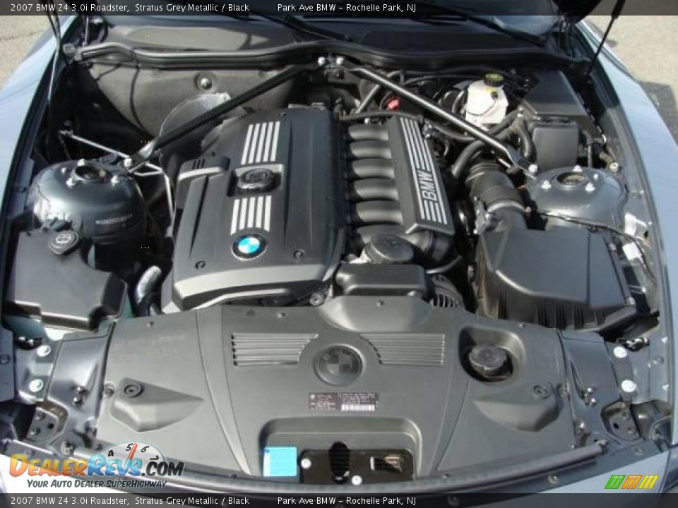 2007 BMW Z4 3.0i Roadster Stratus Grey Metallic / Black Photo #28