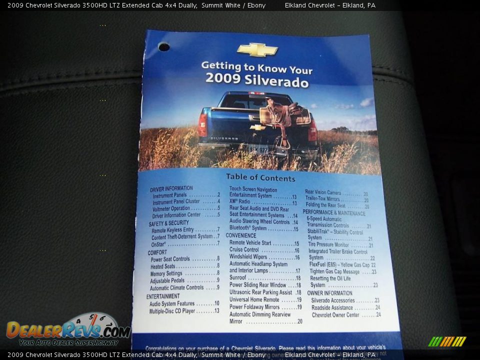 2009 Chevrolet Silverado 3500HD LTZ Extended Cab 4x4 Dually Summit White / Ebony Photo #25