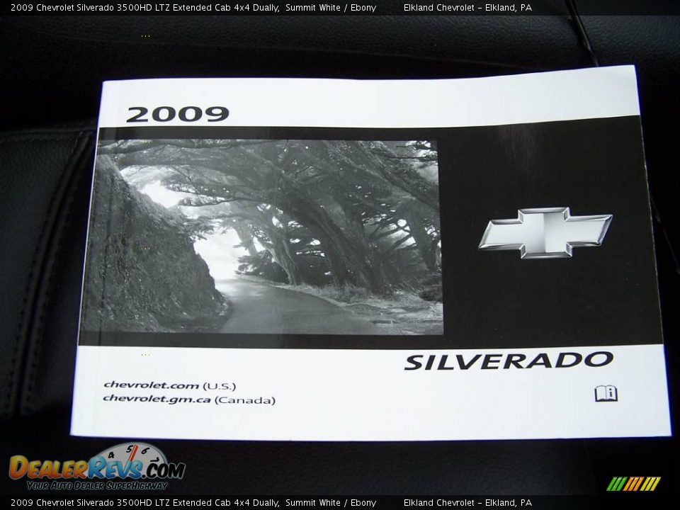 2009 Chevrolet Silverado 3500HD LTZ Extended Cab 4x4 Dually Summit White / Ebony Photo #32
