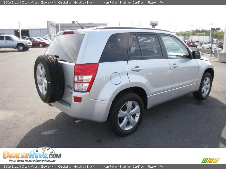 2009 Suzuki Grand Vitara XSport 4x4 Quicksilver Metallic / Black Photo #5