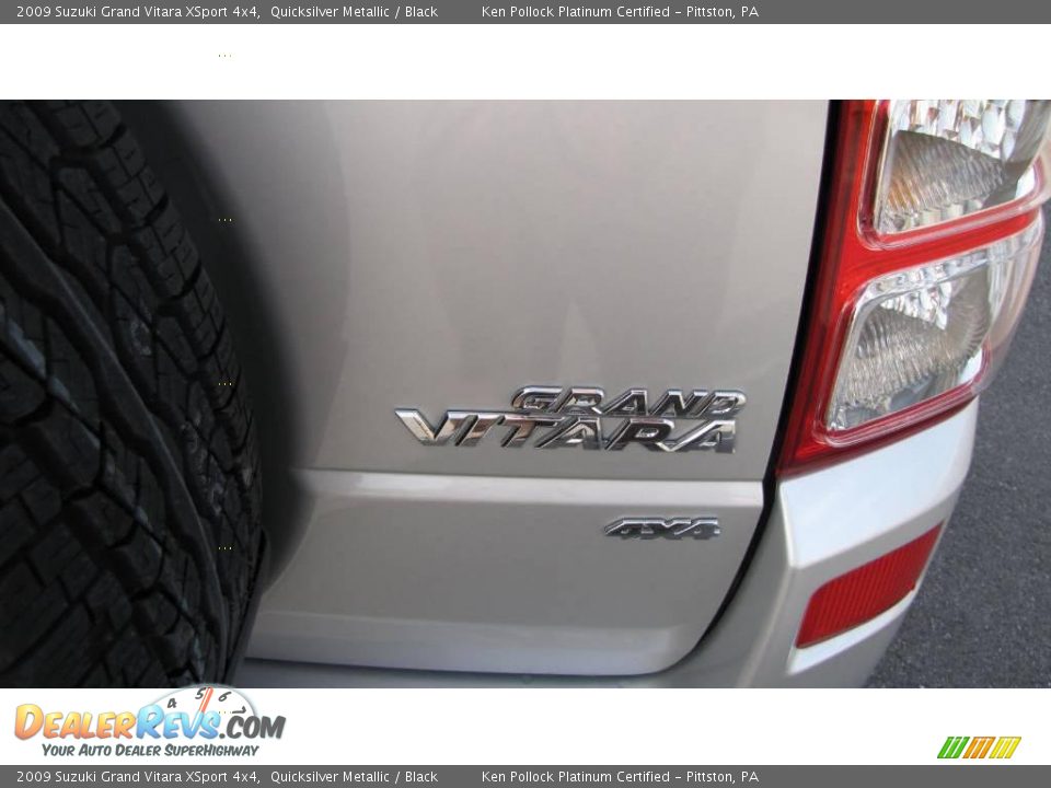 2009 Suzuki Grand Vitara XSport 4x4 Quicksilver Metallic / Black Photo #18