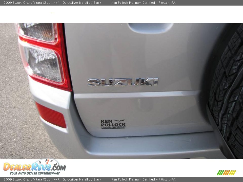2009 Suzuki Grand Vitara XSport 4x4 Quicksilver Metallic / Black Photo #19