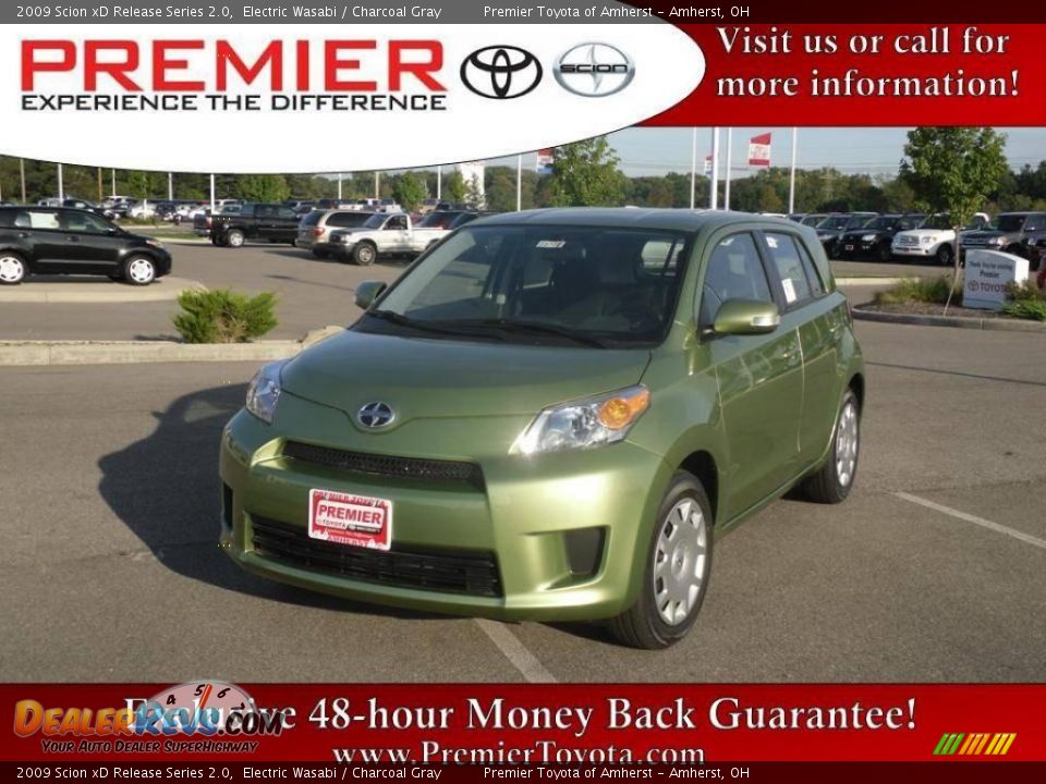 2009 Scion xD Release Series 2.0 Electric Wasabi / Charcoal Gray Photo #1