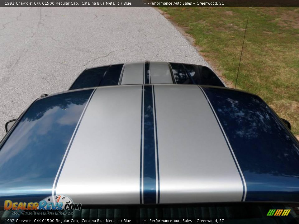 1992 Chevrolet C/K C1500 Regular Cab Catalina Blue Metallic / Blue Photo #27