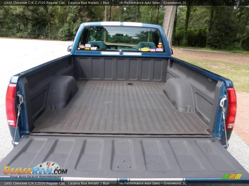 1992 Chevrolet C/K C1500 Regular Cab Catalina Blue Metallic / Blue Photo #28