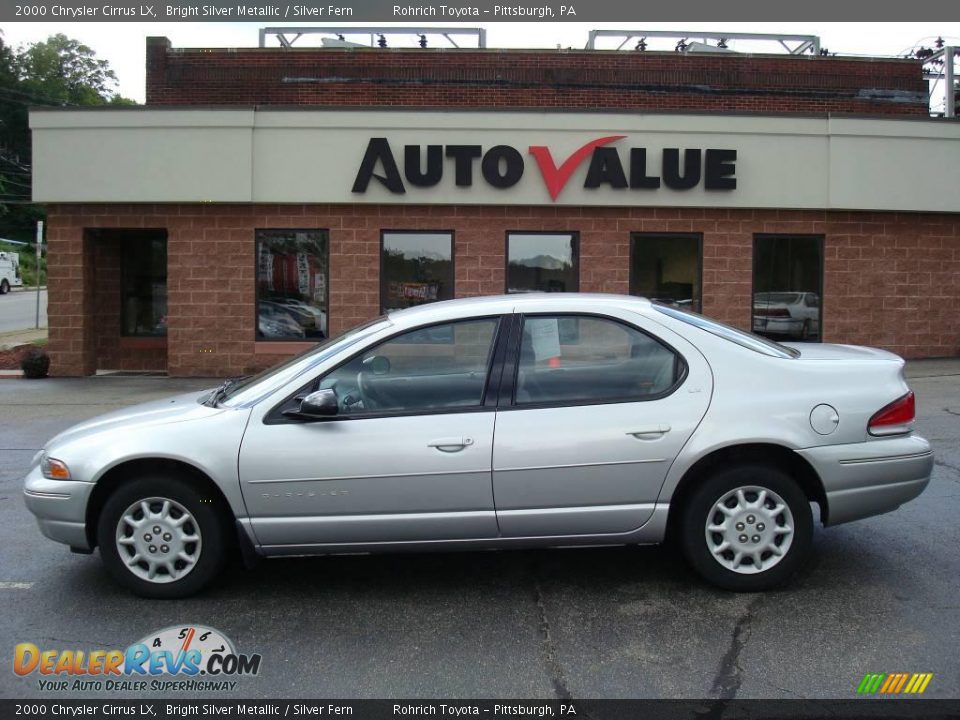 2000 Chrysler Cirrus LX Bright Silver Metallic / Silver Fern Photo #1