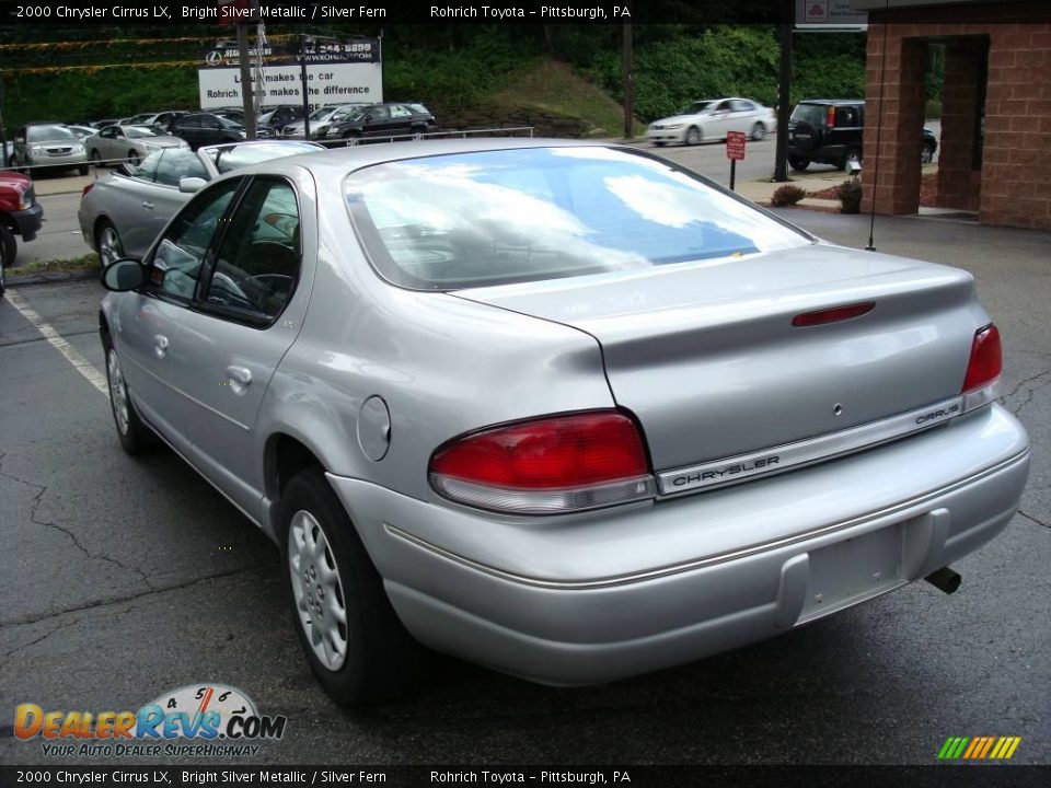 2000 Chrysler Cirrus LX Bright Silver Metallic / Silver Fern Photo #2