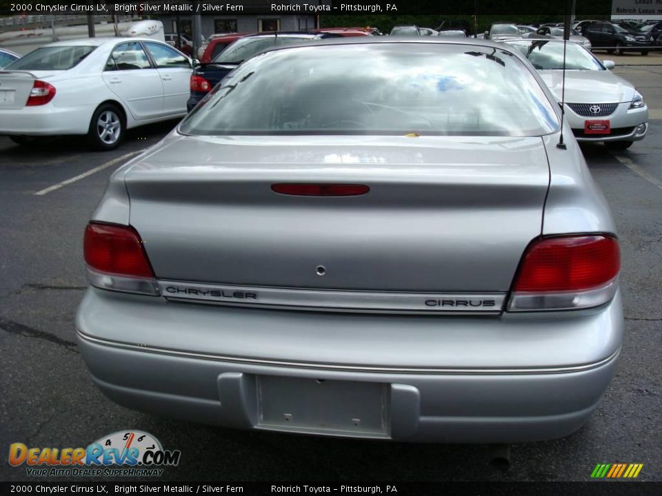 2000 Chrysler Cirrus LX Bright Silver Metallic / Silver Fern Photo #3