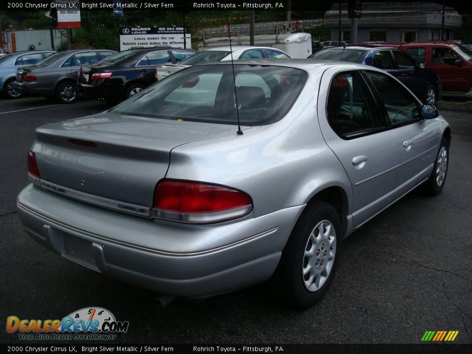 2000 Chrysler Cirrus LX Bright Silver Metallic / Silver Fern Photo #4