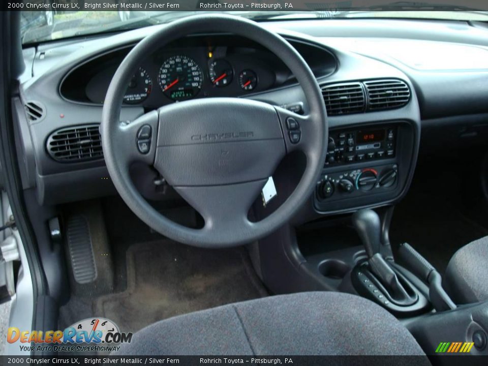 2000 Chrysler Cirrus LX Bright Silver Metallic / Silver Fern Photo #12