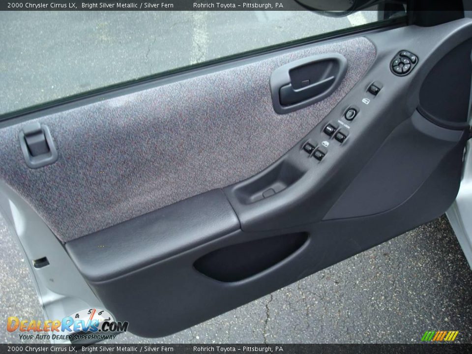 2000 Chrysler Cirrus LX Bright Silver Metallic / Silver Fern Photo #14