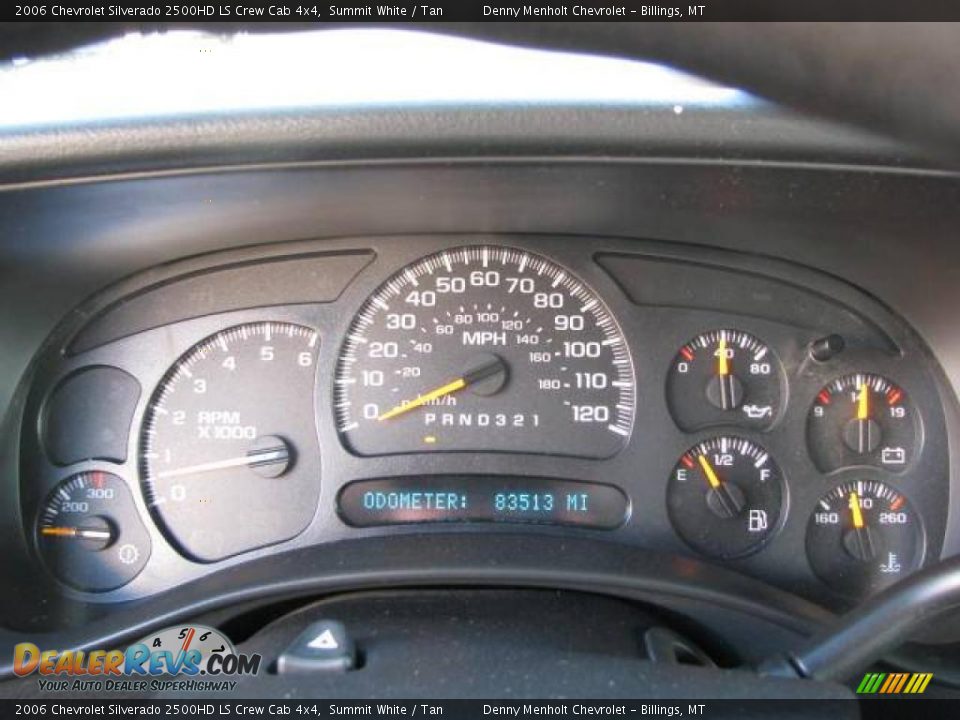 2006 Chevrolet Silverado 2500HD LS Crew Cab 4x4 Summit White / Tan Photo #11