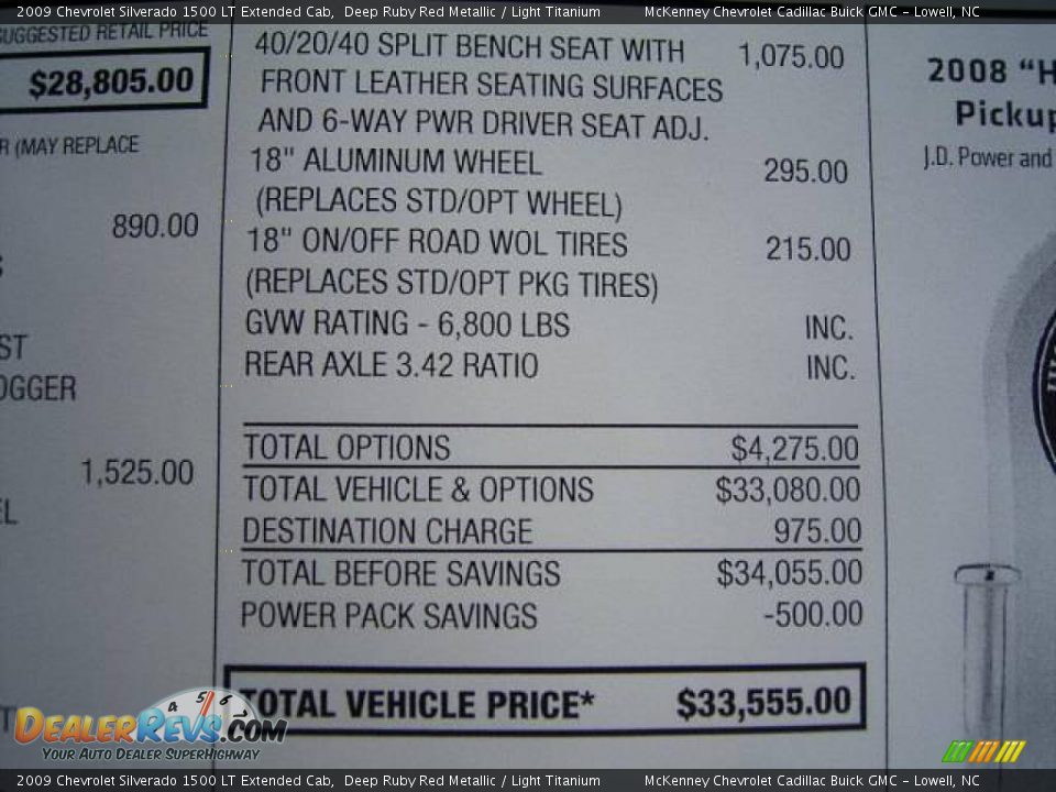 2009 Chevrolet Silverado 1500 LT Extended Cab Deep Ruby Red Metallic / Light Titanium Photo #17