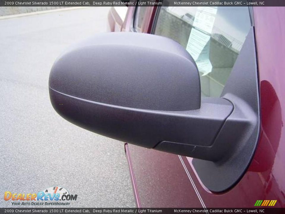 2009 Chevrolet Silverado 1500 LT Extended Cab Deep Ruby Red Metallic / Light Titanium Photo #19