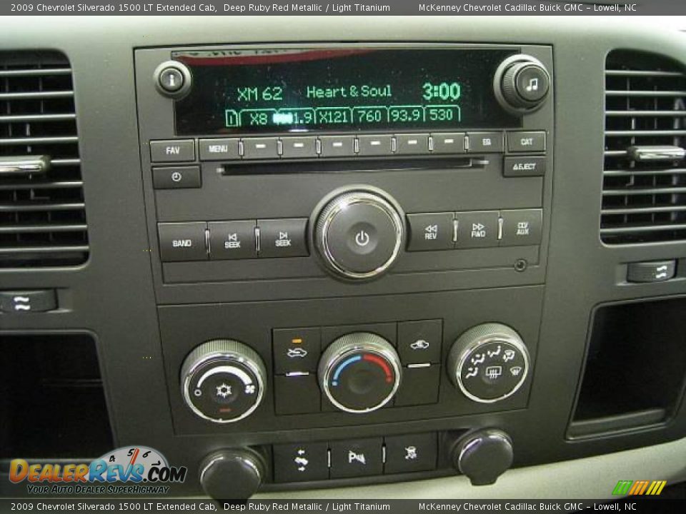 2009 Chevrolet Silverado 1500 LT Extended Cab Deep Ruby Red Metallic / Light Titanium Photo #23