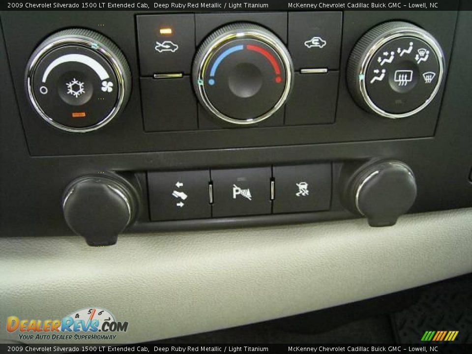 2009 Chevrolet Silverado 1500 LT Extended Cab Deep Ruby Red Metallic / Light Titanium Photo #25