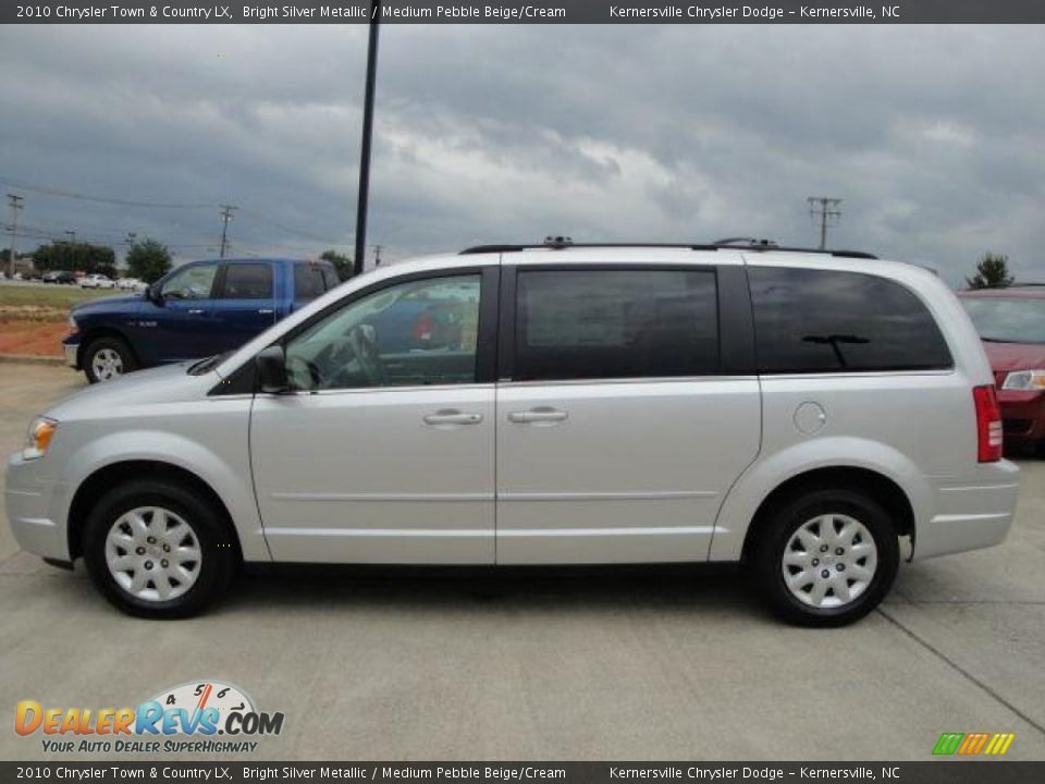 2010 Chrysler Town & Country LX Bright Silver Metallic / Medium Pebble Beige/Cream Photo #1