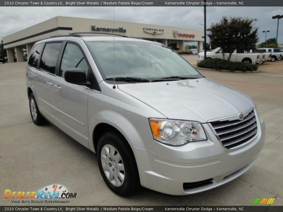 2010 Chrysler Town & Country LX Bright Silver Metallic / Medium Pebble Beige/Cream Photo #6