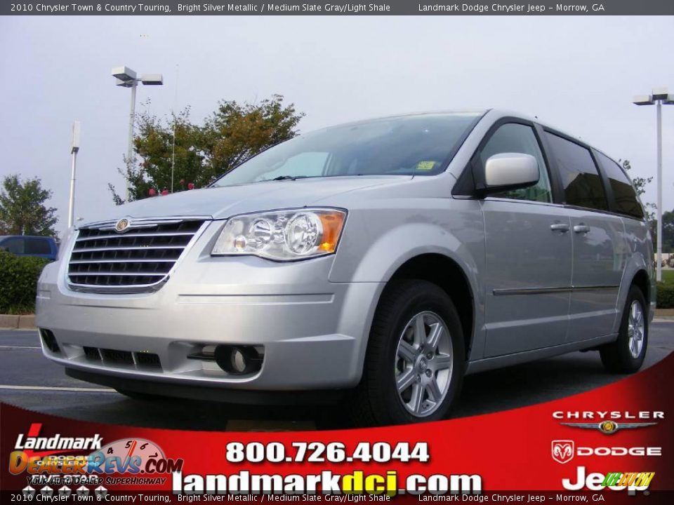 2010 Chrysler Town & Country Touring Bright Silver Metallic / Medium Slate Gray/Light Shale Photo #1