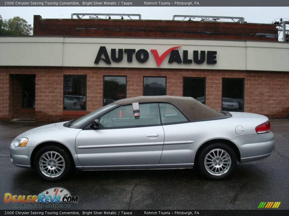 2006 Chrysler Sebring Touring Convertible Bright Silver Metallic / Taupe Photo #1