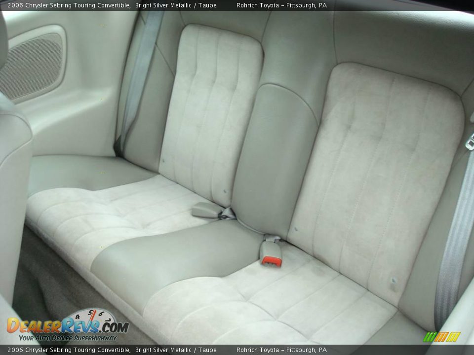 2006 Chrysler Sebring Touring Convertible Bright Silver Metallic / Taupe Photo #11