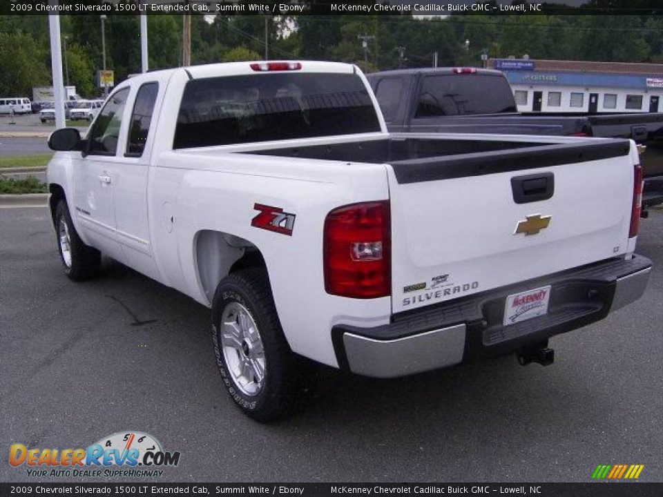 2009 Chevrolet Silverado 1500 LT Extended Cab Summit White / Ebony Photo #2