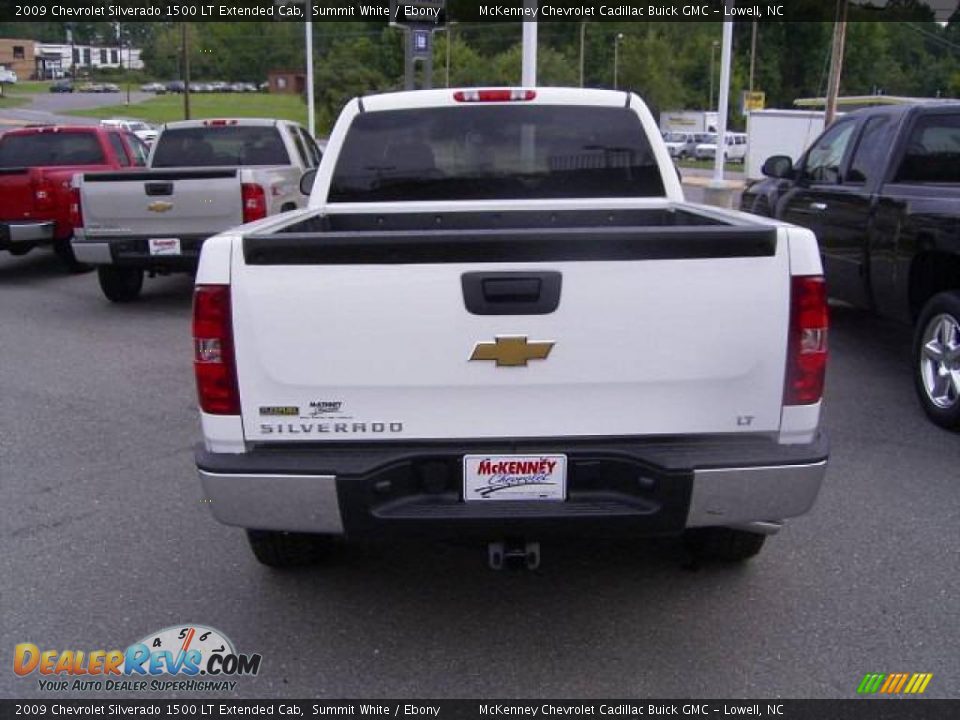 2009 Chevrolet Silverado 1500 LT Extended Cab Summit White / Ebony Photo #3
