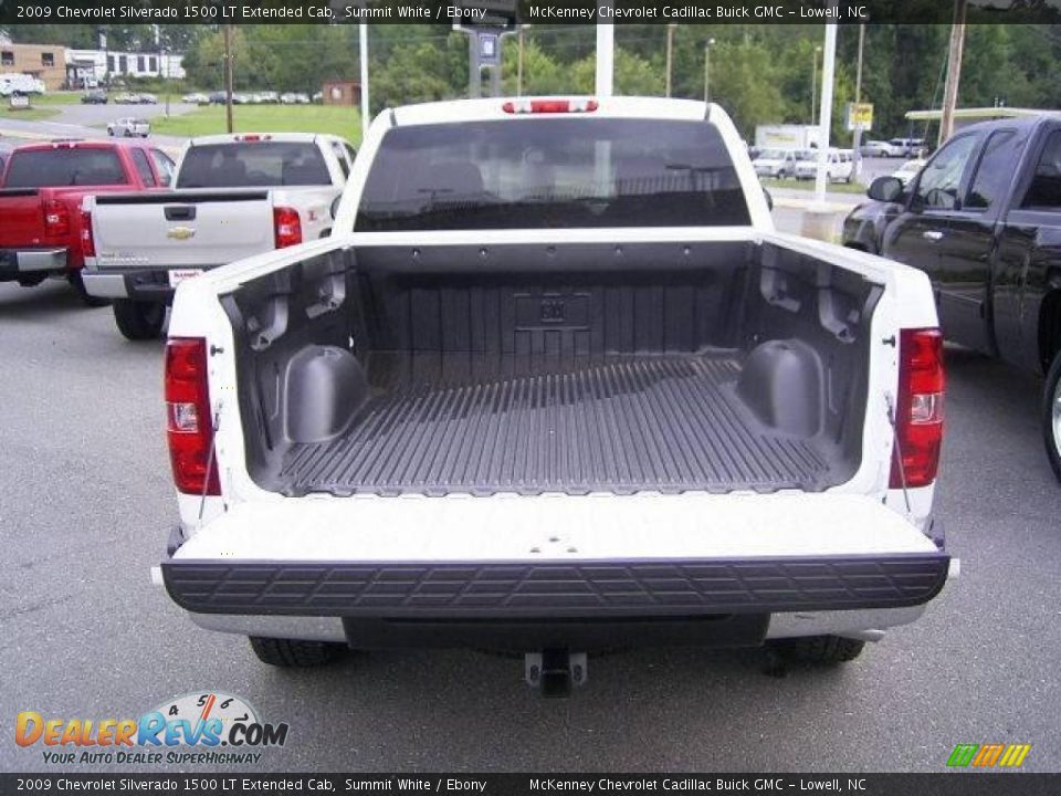 2009 Chevrolet Silverado 1500 LT Extended Cab Summit White / Ebony Photo #4