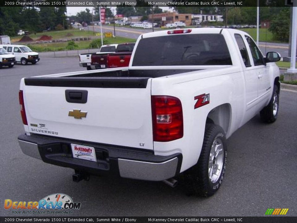 2009 Chevrolet Silverado 1500 LT Extended Cab Summit White / Ebony Photo #5