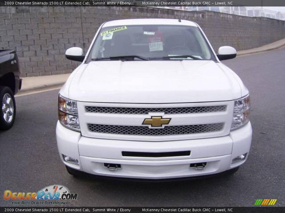 2009 Chevrolet Silverado 1500 LT Extended Cab Summit White / Ebony Photo #7