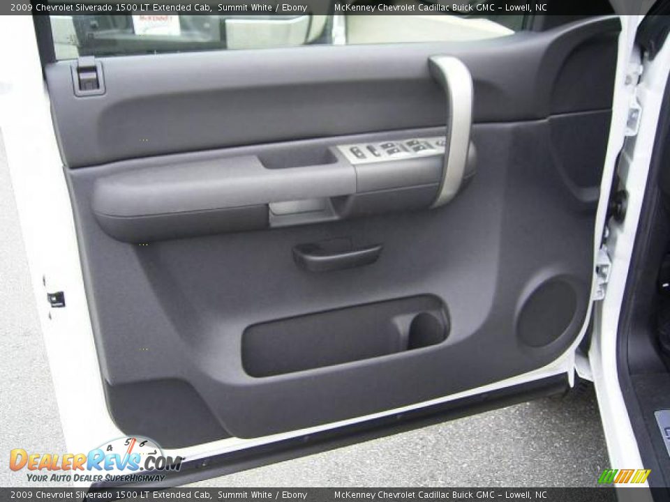 2009 Chevrolet Silverado 1500 LT Extended Cab Summit White / Ebony Photo #8